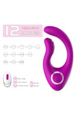 Beli-B Mor Renkli Teknolojik Vibratör Anal-Vajinal Kullanıma Uygun 11,5 cm Yükseklik(Uzunluk), 5,5 cm Eninde Uzaktan Kumandalı 5 Metreye Kadar Kumandadan Yönlendirme Imkanı
