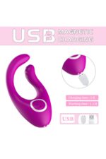 Beli-B Mor Renkli Teknolojik Vibratör Anal-Vajinal Kullanıma Uygun 11,5 cm Yükseklik(Uzunluk), 5,5 cm Eninde Uzaktan Kumandalı 5 Metreye Kadar Kumandadan Yönlendirme Imkanı