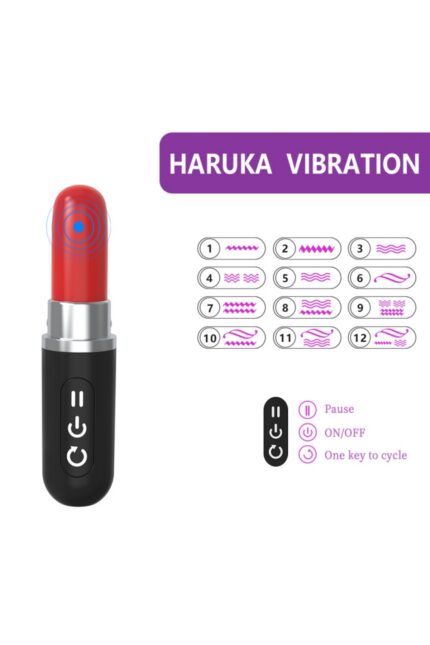 AMY RUJ ŞEKLİNDE MİNİ VİBRATÖR VAJİNAL-ANAL KULLANIMA UYGUN USB’den JARZ ÜRÜN UZUNLUĞU 10 CM, 2 CM ENİNDE