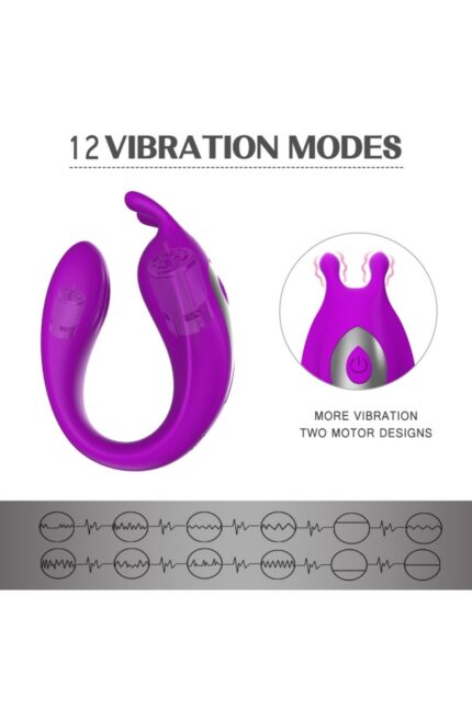 MODY MOR – ÇİFT MOTORLU UZAKTAN KUMANDALI USB JARZ ANAL-VAJİNAL KULLANIMA UYGUN