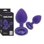 Silikon Anal Plug – Mor Renkte Konforlu ve Temizlenebilir Anal Ürün