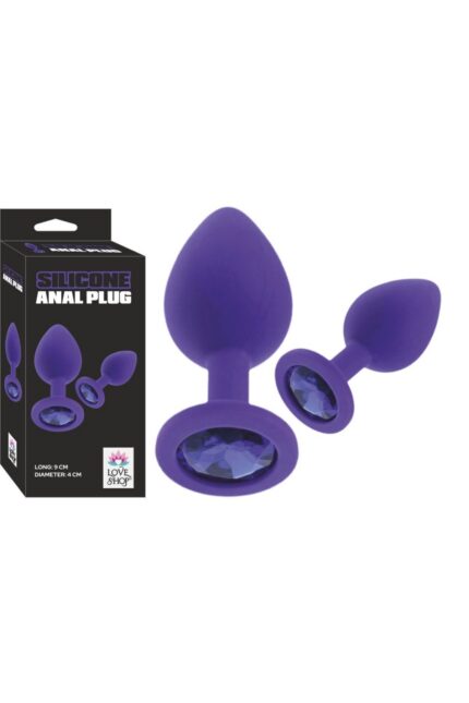 Silikon Anal Plug – Mor Renkte Konforlu ve Temizlenebilir Anal Ürün
