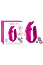 HERA APP BLUETOOTH CEP TELEFON UYUMLU -MOR RENKLİ USB JARZ ANAL-VAJİNAL KULLANIMA UYGUN