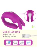 HERA APP BLUETOOTH CEP TELEFON UYUMLU -MOR RENKLİ USB JARZ ANAL-VAJİNAL KULLANIMA UYGUN