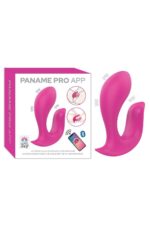 Paname Pro App Pembe Renkli TELEOFON UYGULAMALI ANAL-VAJİNAL KULLANIMA UYGUN ÇİFT MOTORLU TİTREŞİM ÖZELLİĞİ