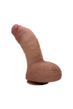 Marc Realistik Dildo – Çift Katman %100 Silikon,Güçlü Vantuzlu, 28 cm Titreşimli Manyetik USB Şarjlı