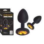 Silikon Anal Plug – Siyah ve Sarı Renk Seçenekleriyle Anal Deneyim