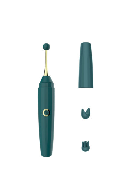 G-SPOT 17.6CM 2.6CM 1.1CM ÖLÇÜLERİNDE KUTUDAN 3 FARKLI BAŞLIK ÇIKAR/ Su Geçirmez Klitoris Uyarıcı Vibratör Rotasyonlu