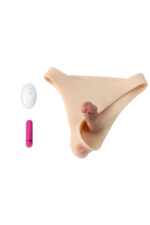 STRAP-ON PUSSY / – GİYİLEBİLİR İÇİ BOŞ ÇAMAŞIR ŞEKLİNDE BELDEN BAĞLAMALI / – PANTOLON İÇERİSİNE GİYİME UYGUN VİBRATÖRLÜ