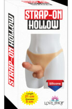 Strap-On Hollow – Giyilebilir Içi Boş Çamaşır Şeklinde Belden Bağlamalı – Genişleyebilir Özellik Sayesinde Her Bedene Uyumlu – Fetalat Içermeyen – Yıkanabilir, Silikon Malzeme