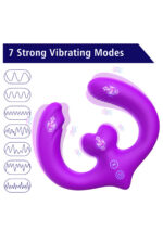 AMANDA-B/7 Farklı Klitoris Uyarıcı Mod /3 Motorlu/USB Şarj/Uzaktan Kumanda Lezbiyen Vibratör