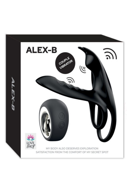 ALEX-B / 12 Farklı Klitoris Uyarıcı Mod /2 Motorlu/USB Şarj/Uzaktan Kumandalı Vibratör