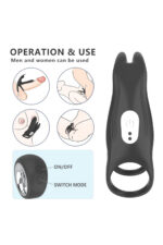 ALEX-B / 12 Farklı Klitoris Uyarıcı Mod /2 Motorlu/USB Şarj/Uzaktan Kumandalı Vibratör