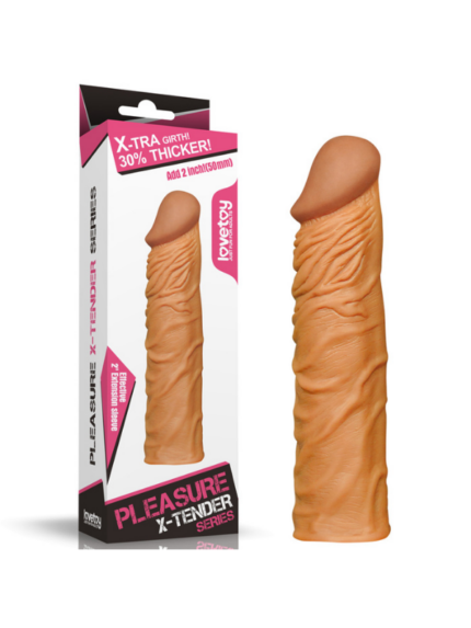 add 2 pleasure x tender penis sleeve brown 1119929 1.png