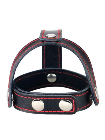 bondage fetish t style leather cockring with ball divider 1119841 2.png