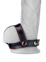 bondage fetish t style leather cockring with ball divider 1119842 3.png