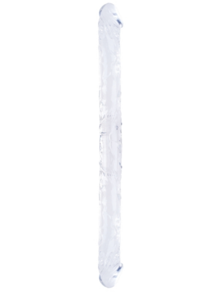 cift tarafli esnek dildo 34 cm gercekci dokulu seffaf renk 1281716 1.png