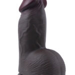 gercekci tasarimli genis capli vakum tabanli silikon dildo 21 cm siyah 1591138 1.jpg