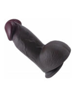 gercekci tasarimli genis capli vakum tabanli silikon dildo 21 cm siyah 1591140 3.jpg