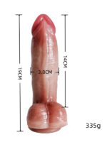 gercekci tasarimli vakum tabanli silikon masaj cihazi 19 cm 1590609 2.jpg