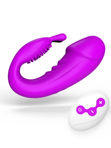 kablosuz kumandali sarjli 2 in 1 giyilebilir rabbit mini vibrator 1278632 1.png