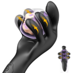 longz black erkekler icin 10 modlu titresimli ve 10 modlu sikma fonksiyonlu masturbator 1278964 1.png