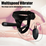 siyah double dong titresimli belden baglamali cift tarafli bisex dildo vibrator 1278556 1.png
