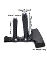 siyah double dong titresimli belden baglamali cift tarafli bisex dildo vibrator 1278557 2.png