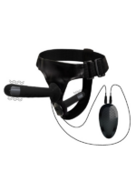 siyah double dong titresimli belden baglamali cift tarafli bisex dildo vibrator 1278558 3.png