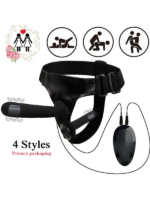 siyah double dong titresimli belden baglamali cift tarafli bisex dildo vibrator 1278560 5.png