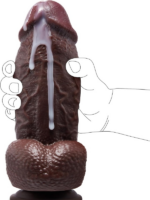 siyah superlove realistik dual density dildo 21 cm guclu emme tabanli vucut dostu silikon 1278393 3.png