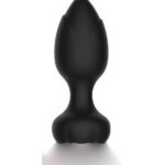 telefon kontrollu full covered rubber rose anal plug siyah 1122662 1.jpg