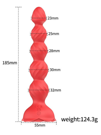 telefon kontrollu haley rose pulled beads anal plug siyah 1122682 2.jpg