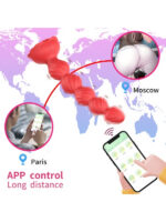 telefon kontrollu haley rose pulled beads anal plug siyah 1122684 4.jpg