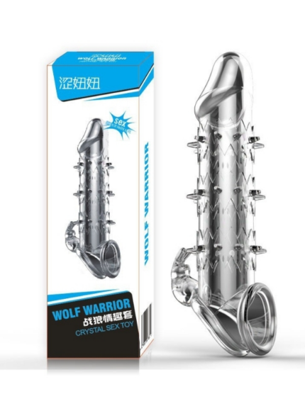 wolf warrior crystal seffaf dokulu penis kilifi esnek tpe malzeme gercekci his 138 cm 1278794 1.png