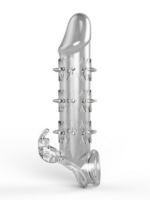 wolf warrior crystal seffaf dokulu penis kilifi esnek tpe malzeme gercekci his 138 cm 1278795 2.png